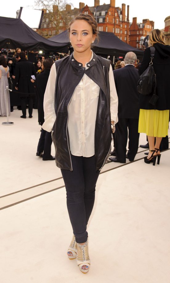 Chloe Green At The Burberry Prorsum Fashion Show AW12