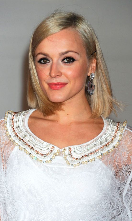 Fearne Cotton Kept It Simple With A Bobbed Hairstyle At The Brit Awards 2012