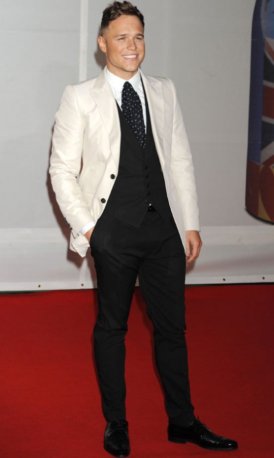 Olly Murs At The Brit Awards 2012
