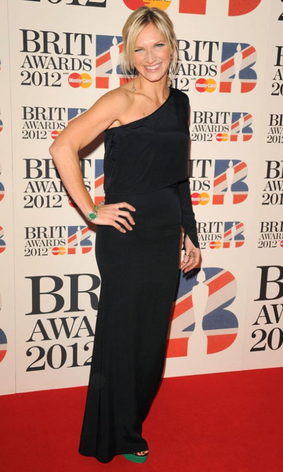 Jo Whiley At The Brit Awards 2012