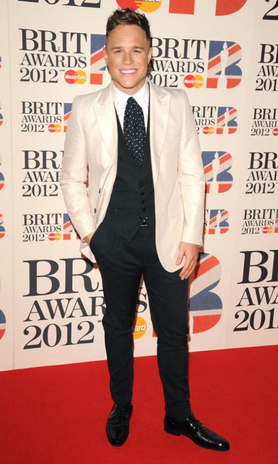 Olly Murs At The Brit Awards 2012