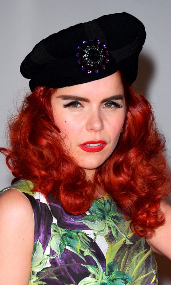 Paloma Faith Stunned With Pillarbox Red Curls At The Brit Awards 2012