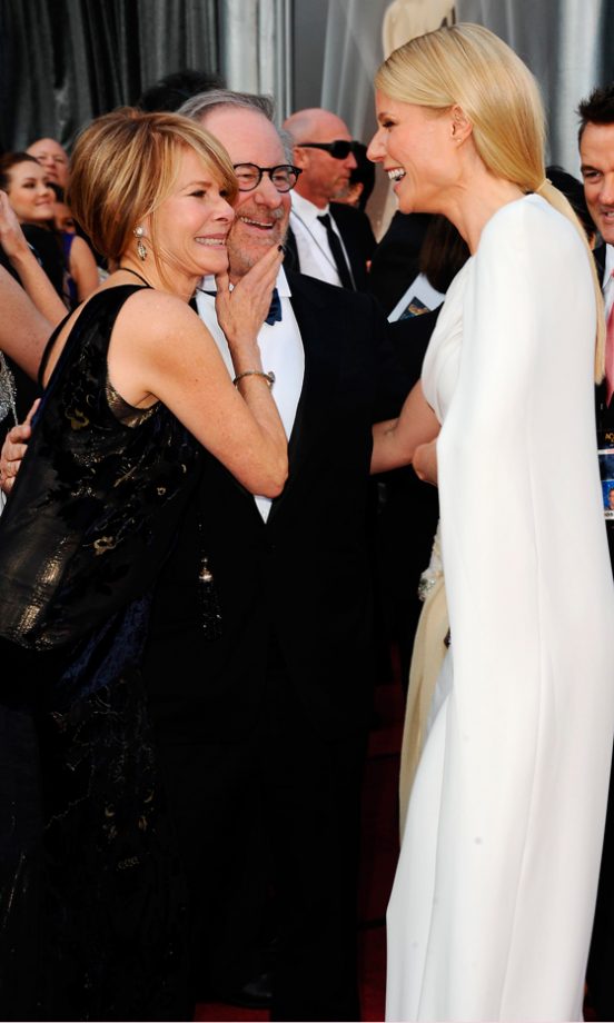 Kate Capshaw, Steven Spielberg And Gwyneth Paltrow At The Oscars 2012