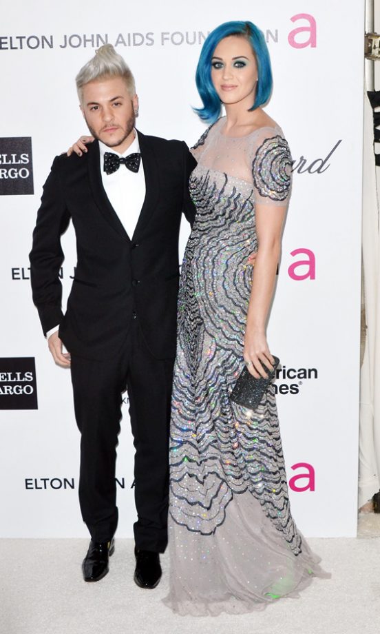 Katy Perry And Ferras At Elton John's AIDS Foundation Oscar Party 2012