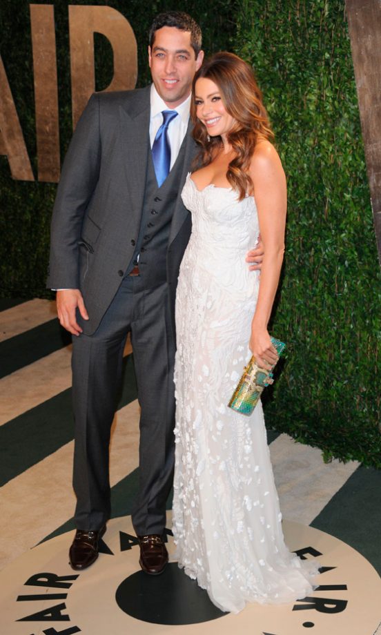 Sofia Vergara And Boyfriend Nick Loe At The Vanity Fair Oscar After-Party 2012