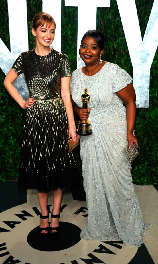 Ahna O'Reilly And Octavia Spencer At The Vanity Fair Oscar After-Party 2012