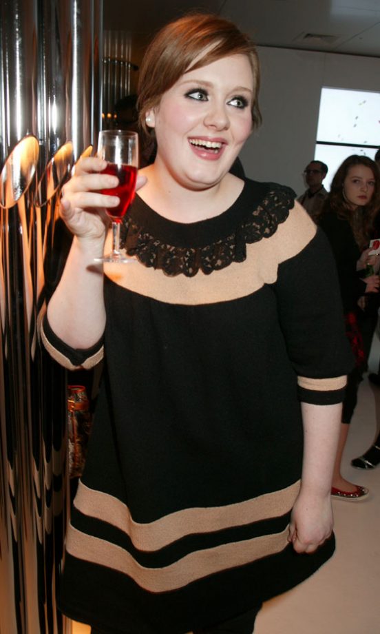 Adele Enjoyed Herself At The PPQ Fashion Show Afterparty - Love Her Retro Dress. 2008