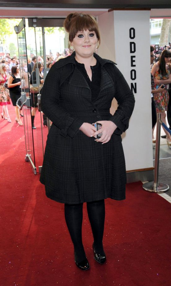 Adele Looked Cute As A Button In A Smart Coat And Fringed Hairstyle And The Sex And The City Movie Premiere. 2008