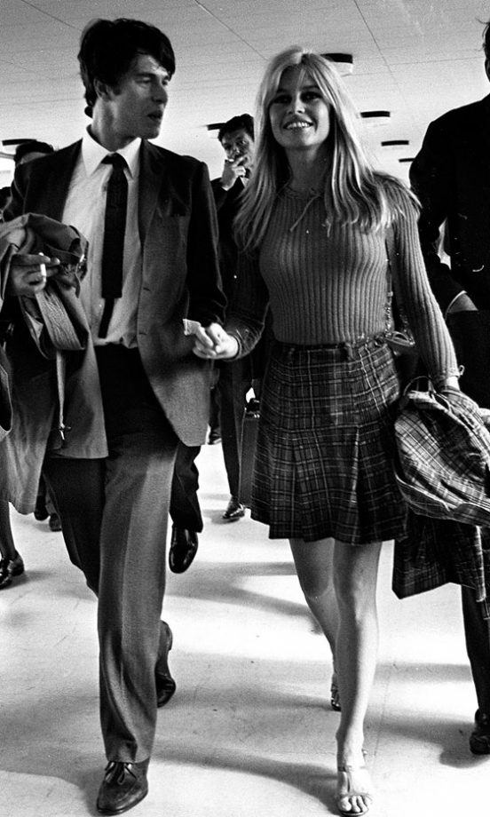 Brigitte Bardot Looks Every Inch The 60's Screen Siren Arriving In London, September 1966