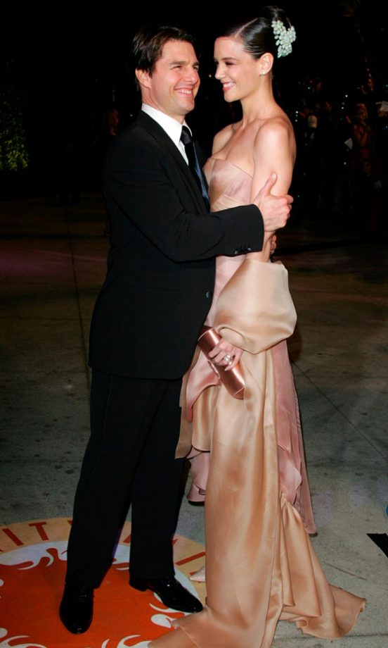 Tom Cruise and Katie Holmes At The Vanity Fair Oscars Party, 79th Annual Academy Awards 2007