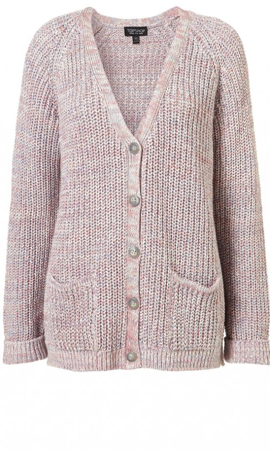 Topshop Knitted Tweedy Pastel Cardigan, £38