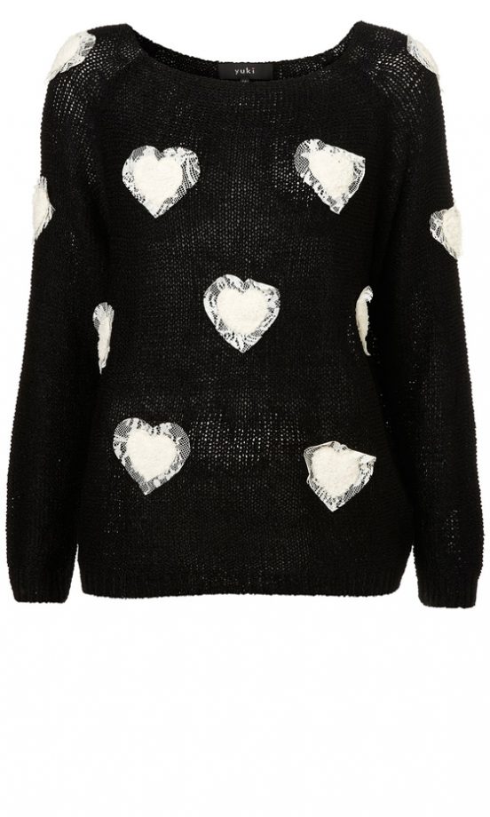 Topshop Sweetheart Jumper By Yuki, £49