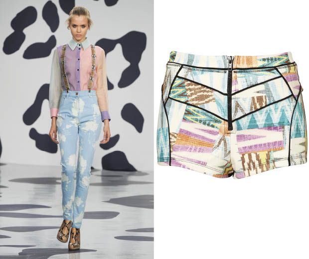 House Of Holland and Topshop do ’80s washed-out prints