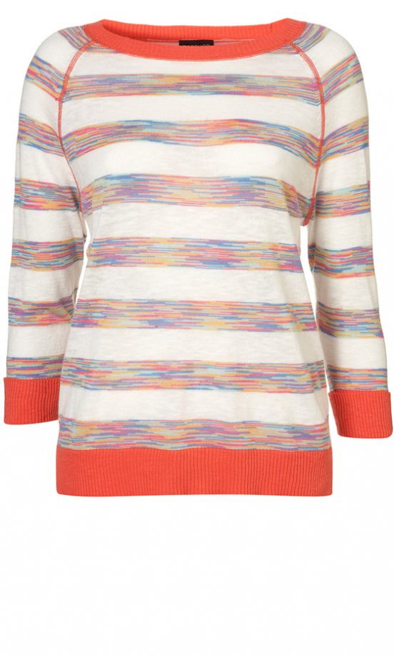 Topshop Knitted Spacedye Stripe Sweater, £34