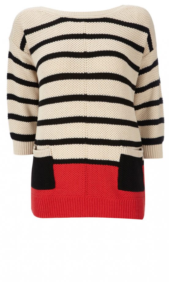 Wallis Stone Stripe Pocket Jumper, £35
