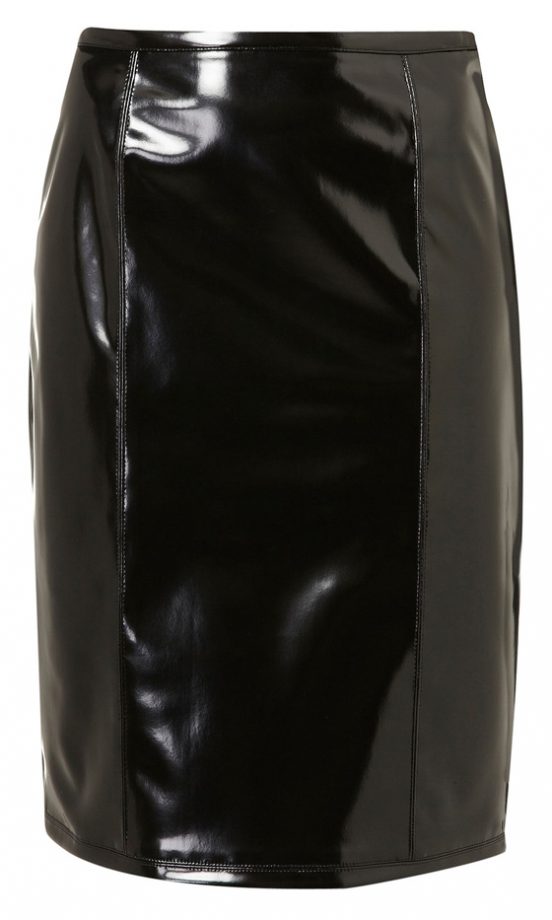 Topshop Plasticised Skirt By Boutique, £80