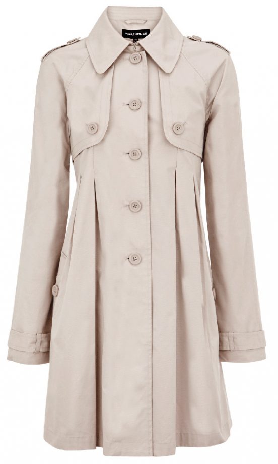 Warehouse Lightweight Stone Swing Mac, £70
