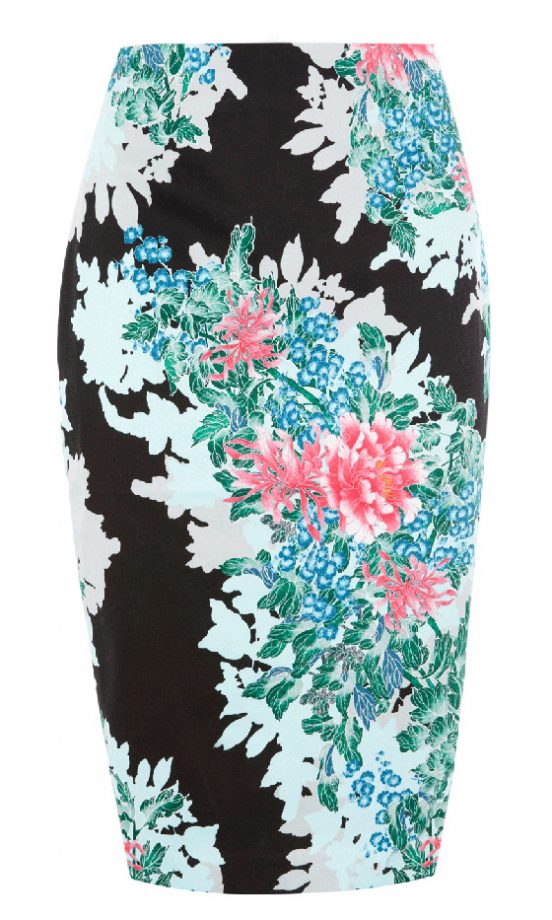 Warehouse Ornamental Print Skirt, £45