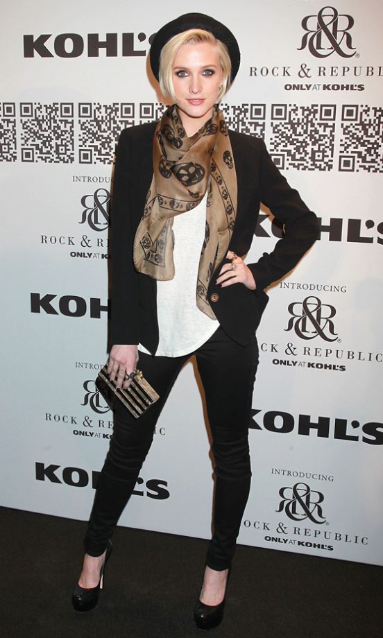Ashlee Simpson At Rock And Republic For Kohl's Fashion Show AW12