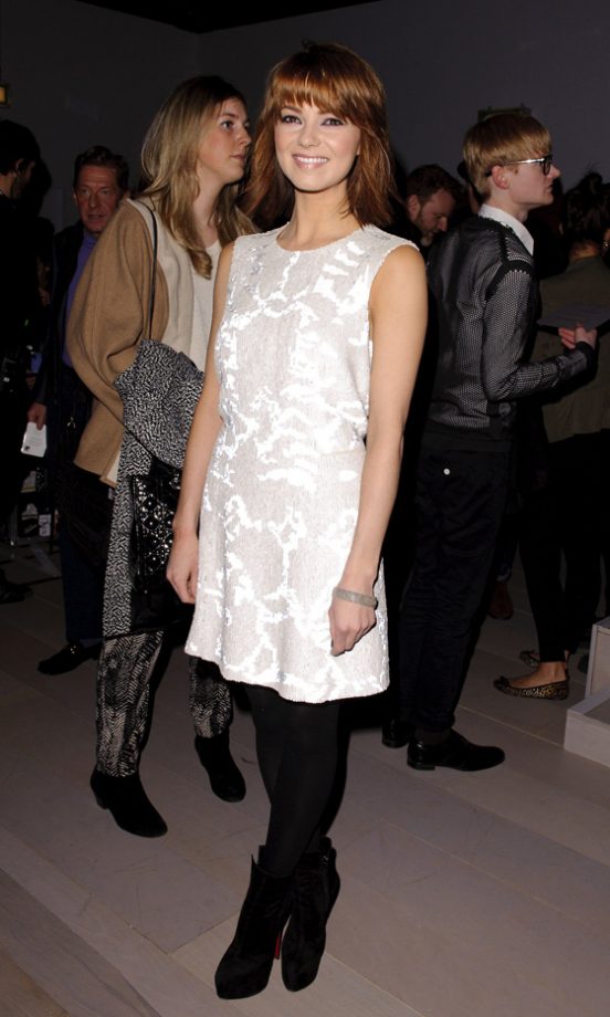 Kara Tointon At The Jasper Conran Fashion Show AW12