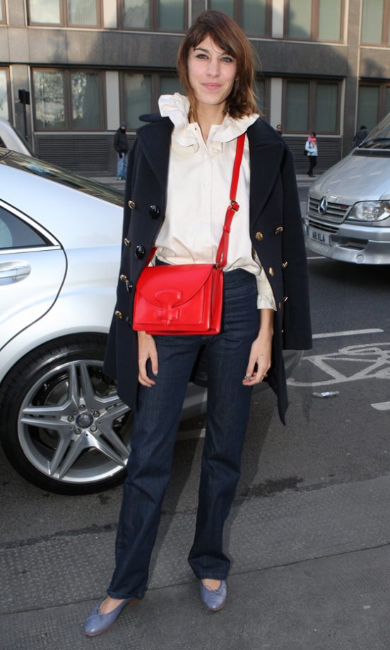 Alexa Chung At The Topshop Unique Fashion Show AW12