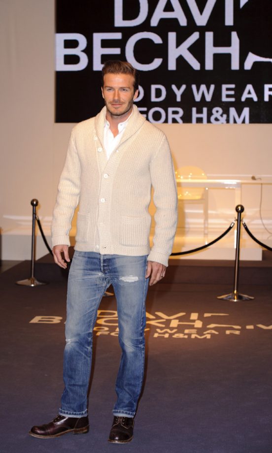 David Beckham And His H&M Underwear Caused A Frenzy On The High Street, 2012