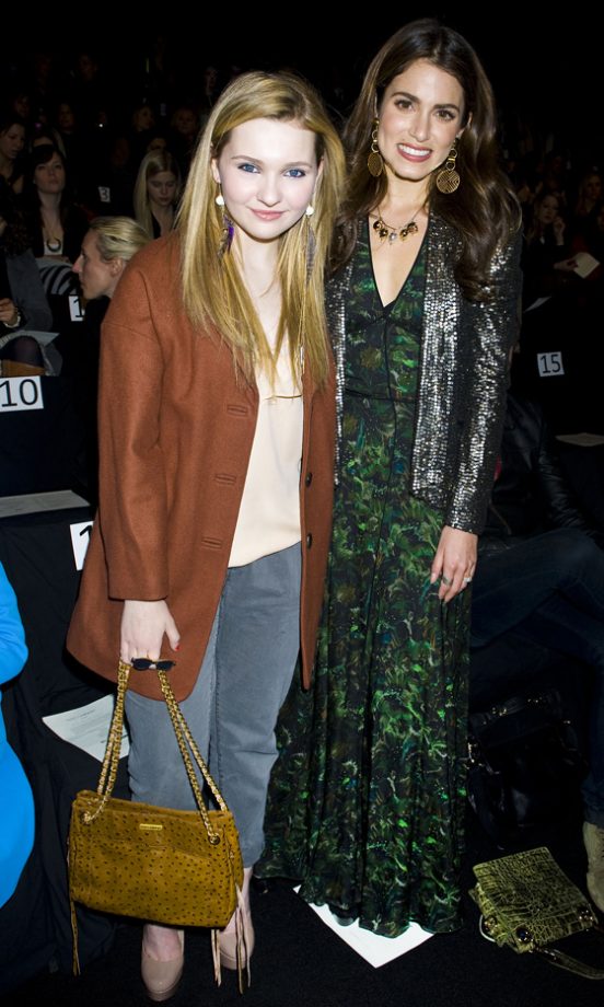 Abigail Breslin And Nikki Reed At Rebecca Minkoff's Fashion Show AW12
