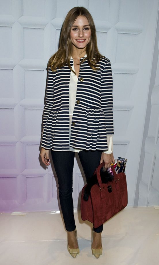 Olivia Palermo Looked Effortlessly Glam Backstage At The Tibi Fashion Show AW12