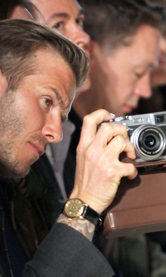 David Beckham Captured The Best Designs At Victoria Beckham's Fashion Show AW12