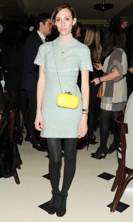 Gia Coppola At Diane Von Furstenberg's After Show Dinner AW12