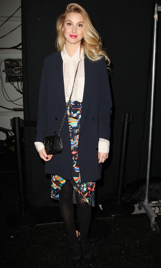 Whitney Port At Mara Hoffman's Fashion Show AW12