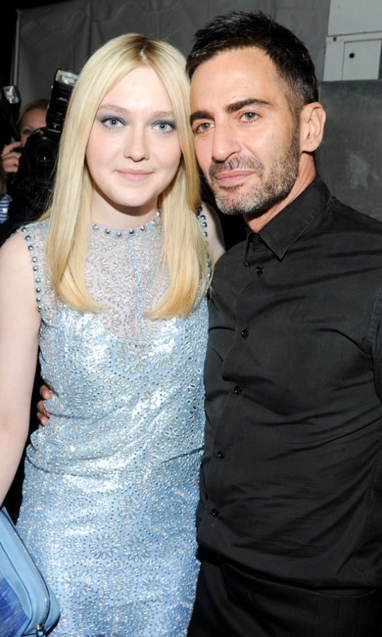 Dakota Fanning Goes Backstage With Marc Jacobs At His Fashion Show AW12