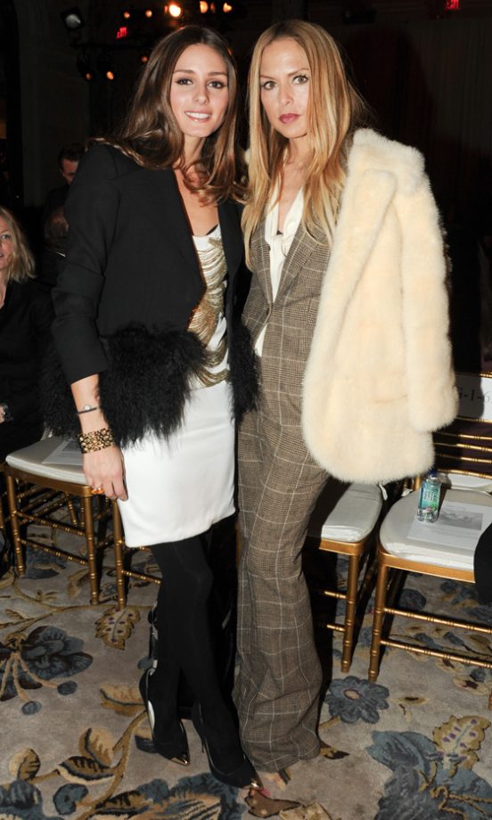 Olivia Palermo Joined The Style Set At The Marchesa Fashion Show AW12