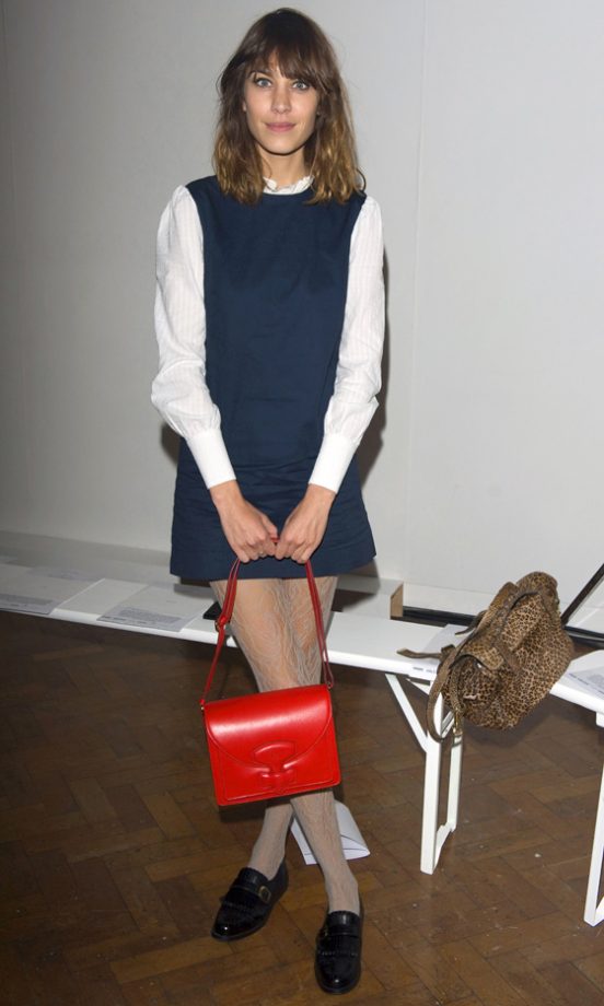 Alexa Chung At The J.W.Anderson Fashion Show AW12