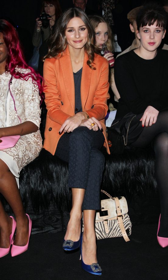 Olivia Palermo At The Mulberry Fashion Show AW12
