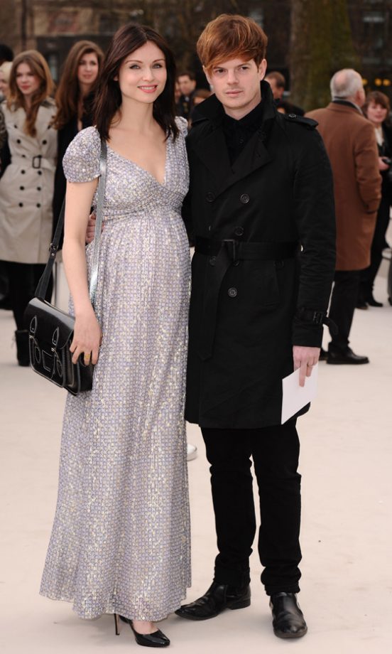 Sophie Ellis-Bextor And Richard Jones At The Burberry Prorsum Fashion Show AW12
