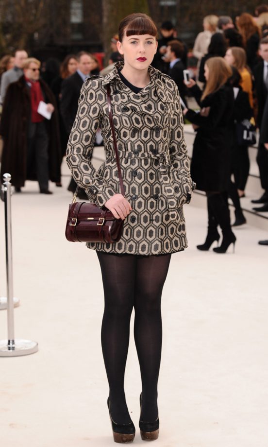 Alexandra Roach At The Burberry Prorsum Fashion Show AW12