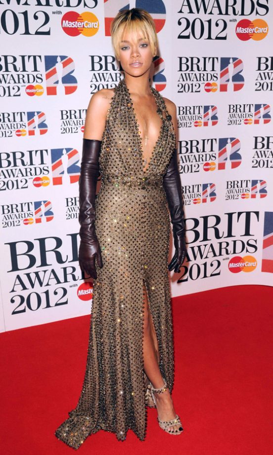 Rihanna Rocked Givenchy Couture To The Brit Awards 2012