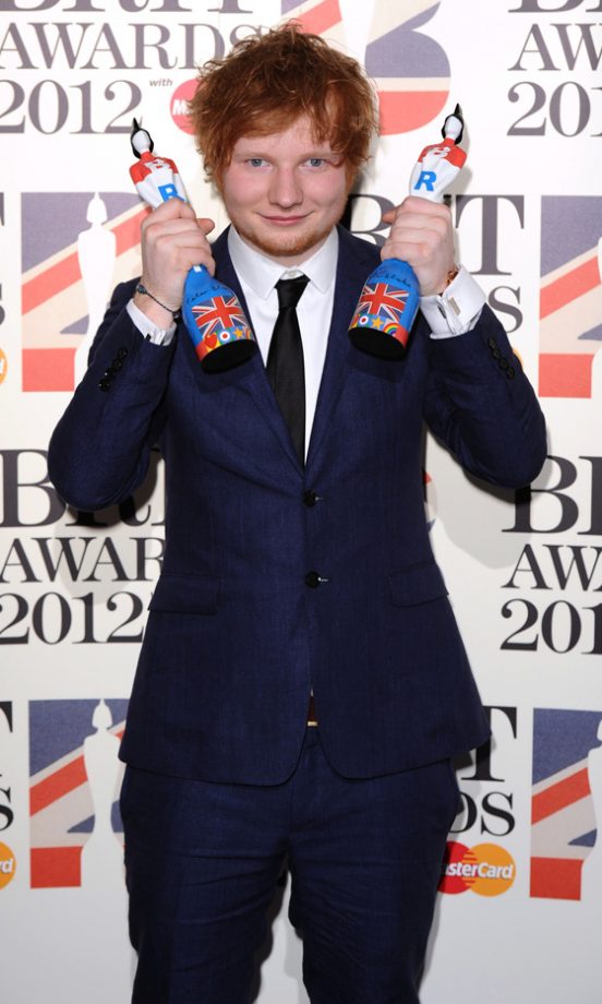 Ed Sheeran Also Won Two Awards At The Brit Awards 2012
