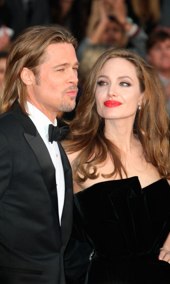 Brad Pitt And Angelina Jolie At The Oscars 2012