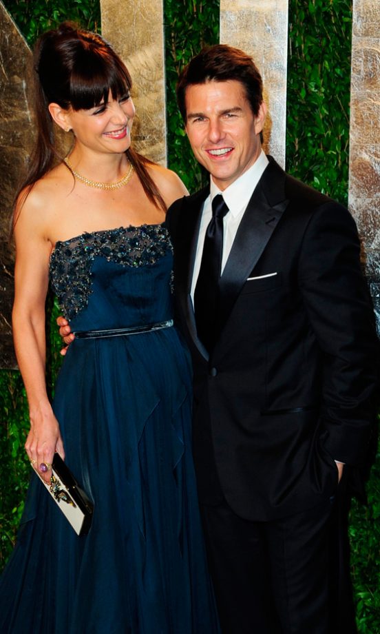 Katie Holmes And Tom Cruise At The Vanity Fair Oscar After-Party 2012