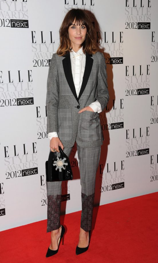 Alexa Chung In Stella McCartney At The Elle Style Awards 2012