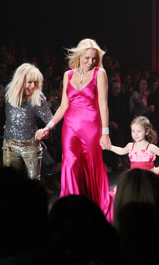 Betsey Johnson, Lulu Johnson And Daughter Ella Hit The Catwalk, AW12