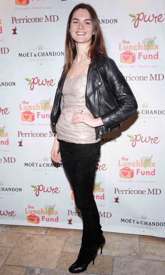 Anouck Lepere Is The Queen Of Easygoing Chic In A Biker And Jeans, 2012