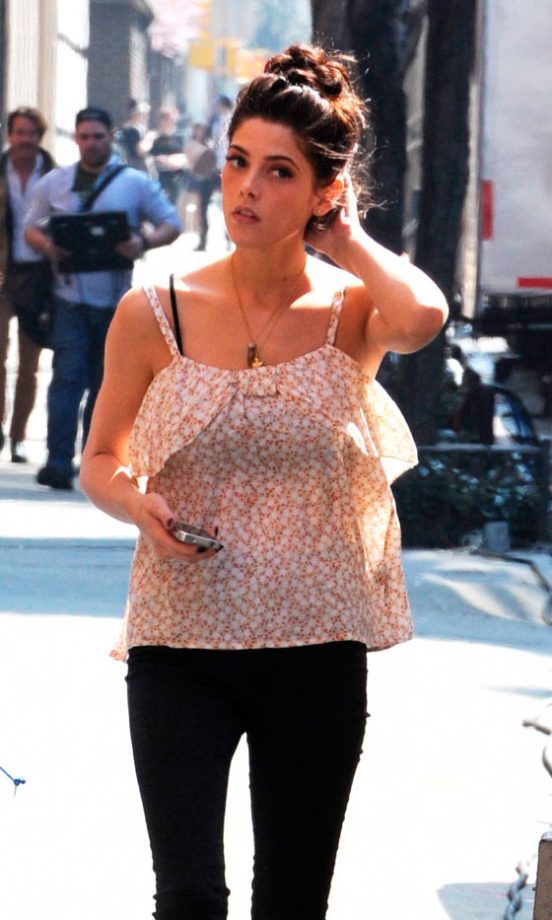Ashley Greene Rocks 90s-style Ditsy Florals, 2012