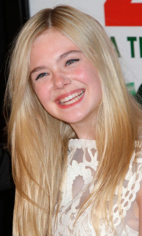 Elle Fanning Shows Off Her Smile, 2012