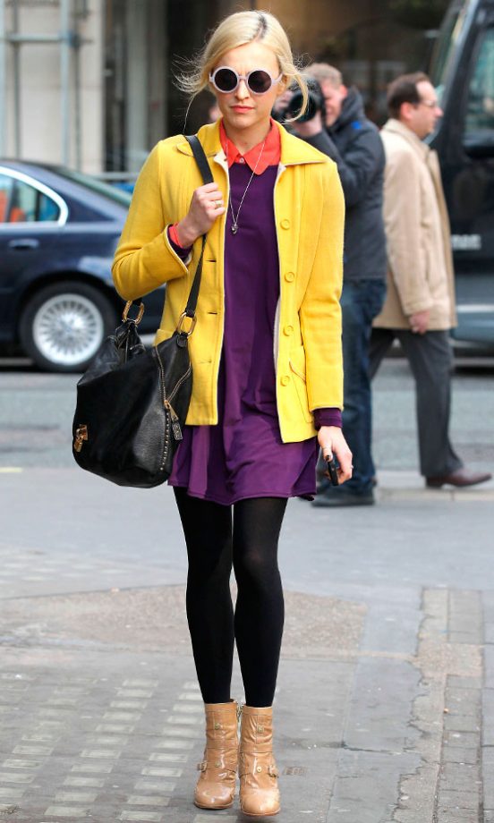 Fearne Cotton Mixes Up Colourful Pieces For A Lovely Daytime Look, 2012