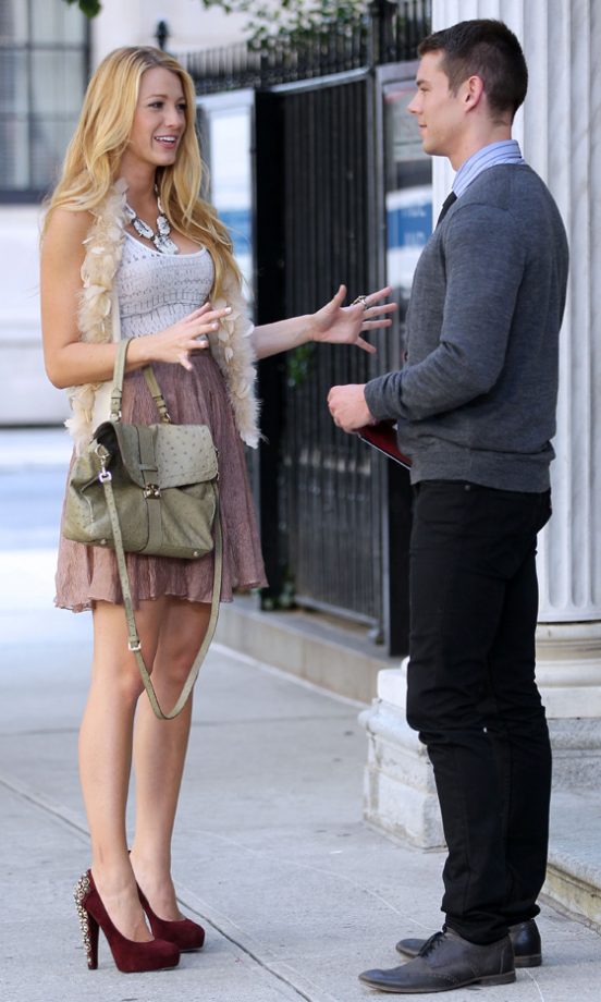 Blake Lively Is Spotted Filming Series 5 With New Co-Star Brian J Smith - Could He Be Serena's New Love Interest?