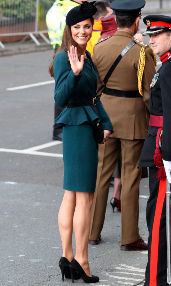 Kate Middleton Stunned In A L.K Bennett Suit And James Lock Hat, 2012