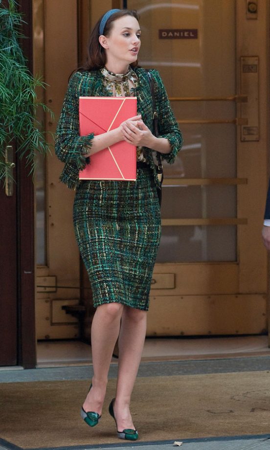 Leighton Meester Wears Giambattista Valli As Blair Waldorf In Gossip Girl, 2010
